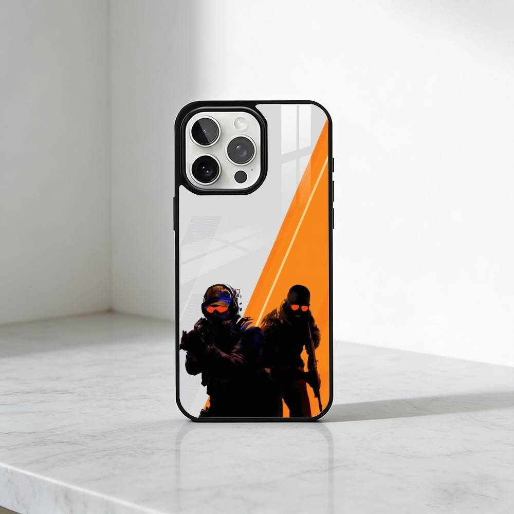 CS-GO Game C-Counter S-Strike 2 Phone Case For iPhone17,16,15,14,13 Plus,Pro Max Magnetic For Magsafe Wireless Charging
