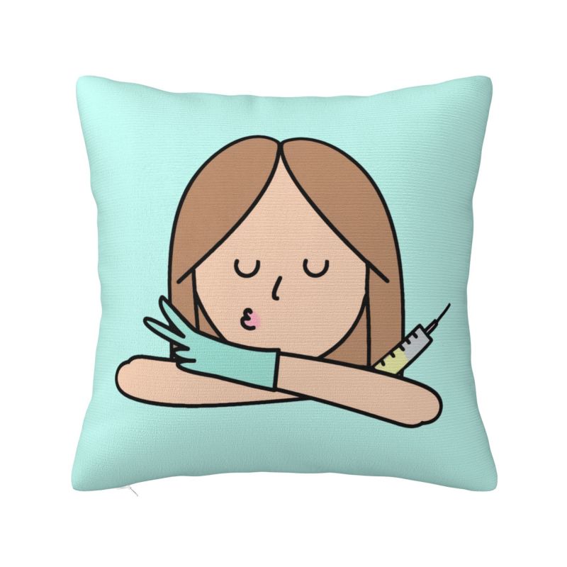 

Custom Enfermera En Apuros Doctor Nurse Medical Cushion Covers 40x40cm Polyester Pillow Case for Car Pillowcase Home Decorative 30x30cm 12x12in
