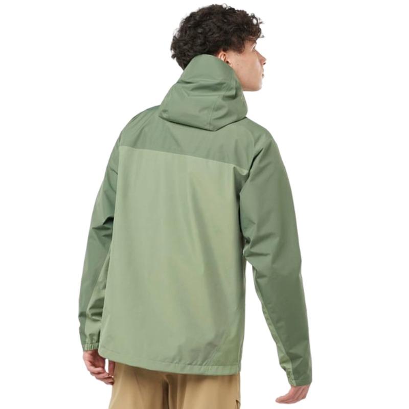 SALOMON Outline Fashion Versatile Hooded Zip Jacket Men Jacket Green LC2106600