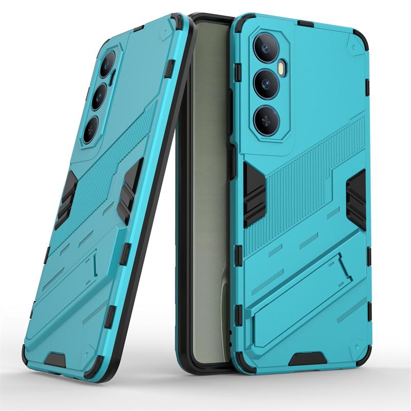 For Realme C65 4G Case Luxury Car Magnetic Holder Phone Case for RealmeC65 C 65 2024 4G Armor Shockproof Kickstand Back Cover