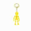 Articulated Joints Articulated Skeleton Key Ring 3D Printing Skull Bag Pendant  Car Keys