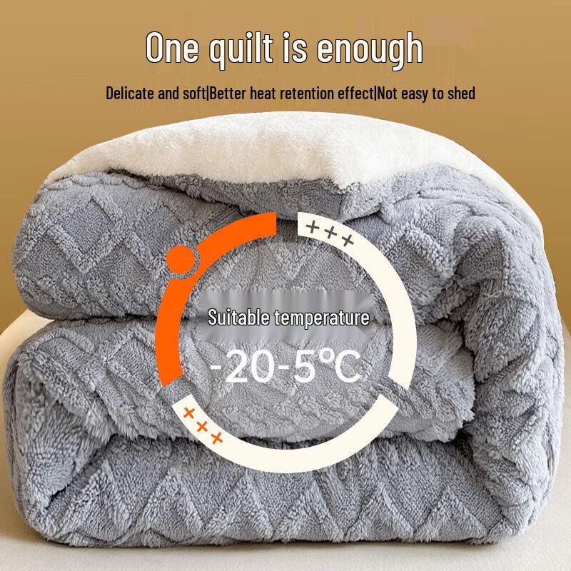 NanJiren Lamb Velvet Fiber Quilt