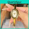 Vintage Roman Dial Quartz Wristwatch For Women With Waterproof Function
