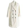 Xin Xing Women's Petite High-End Woolen Overcoat - Korean Style Straight Shoulder, Thickened Cashmere for Fall/Winter
