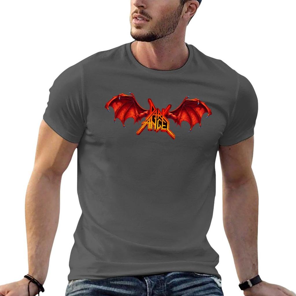 Dark Angel Rockband Amerikanisches T-Shirt Sommerurlaub Lässiges T-Shirt