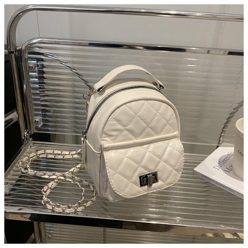 Beautiful Exquisite Backpack Summer New Fashion Simple Solid Color Backpack Shoulder Messenger Bag Women