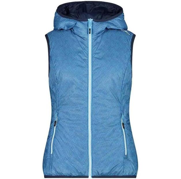 CMP Woman Reverse Vest Fix Hood