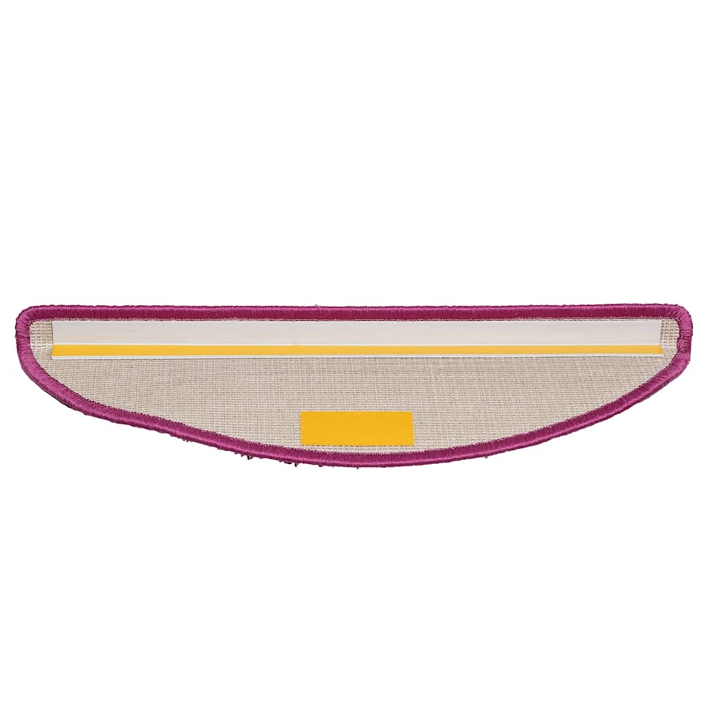 Stair Treads 10 pcs. 56 x 17 x 3 cm Purple Semi Round