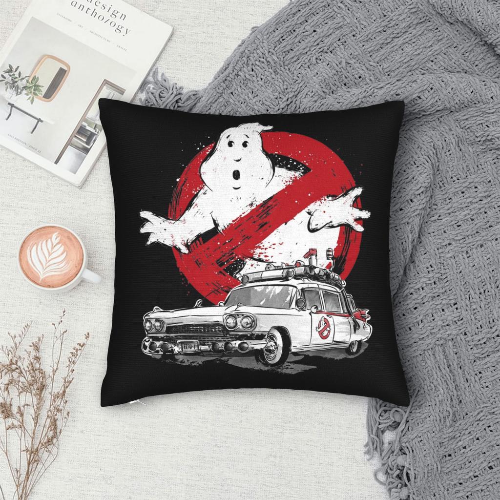 Ghostbusteres Movie Pillowcases Merch Printing Cushion Cover Throw Pillow Cover Bedroom Decoration Zippered Multi-Size