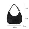 Girls Designer Women Cool Yogodlns Underarm Bag Soft Pu Leather Hobo Bag Small Shoulder Bags Retro Female Fashion Purse Handbags