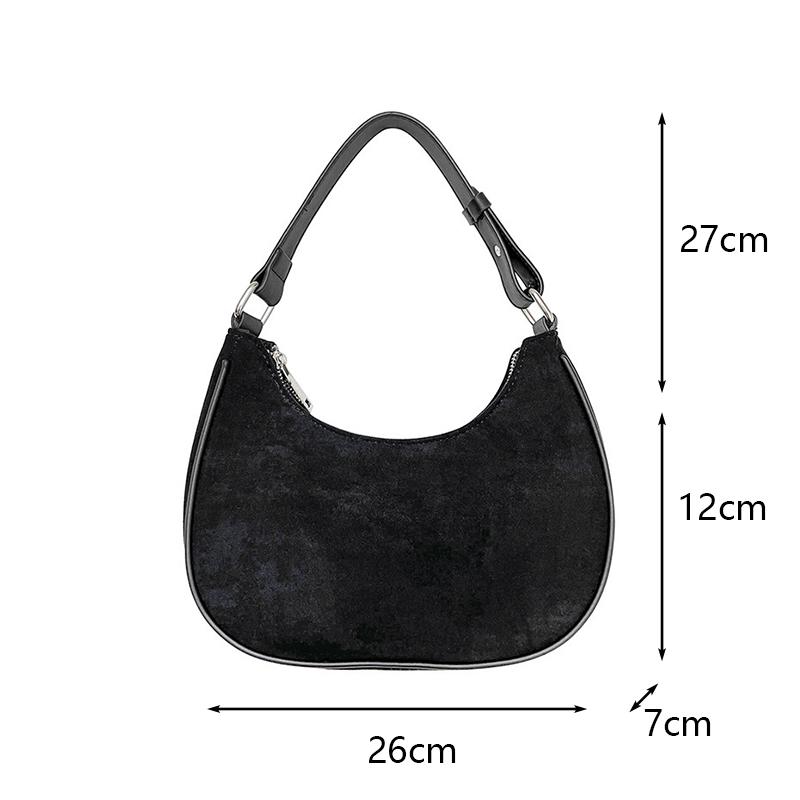 Girls Designer Women Cool Yogodlns Underarm Bag Soft Pu Leather Hobo Bag Small Shoulder Bags Retro Female Fashion Purse Handbags