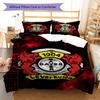 Leverkusen Logo Muster Bettwäsche Steppbett Set Bettbezug Kissenbezug Heimdekoration Geburtstagsgeschenk (1 Bettbezug + 2 Kissenbezüge, ohne Füllung)