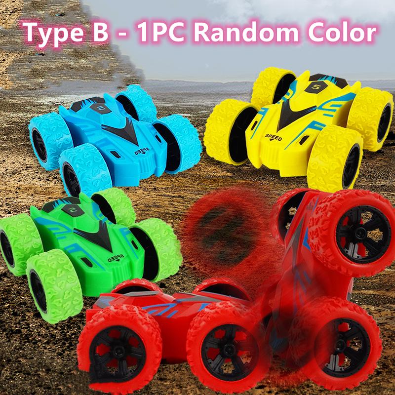 Erkek Çocuklar İçin Canavar Kamyon Oyuncakları - Takla Atan Aksiyonlu Küçük Çocuk İt ve Git Akrobatik Arabalar, Çocuk Doğum Günü ve Noel İçin Yarış Arabası Seti