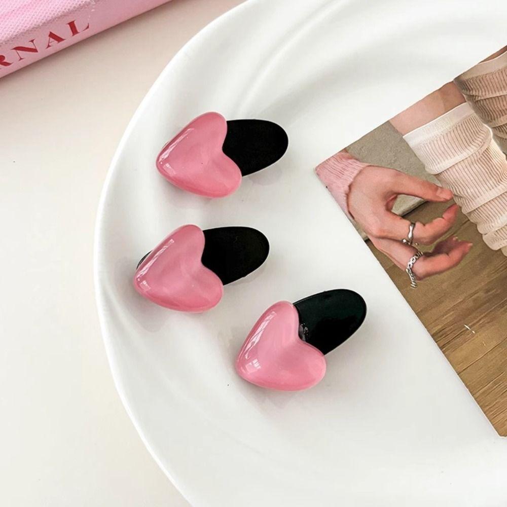 Dopamine Hairpin Heart-shaped Broken Clip Cute Hair Clips