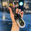 SFX1  Car Metal Key Case Cover Shell Fob For Mercedes-Benz S GLC EQE EQS Class Keychain Interior Protective Accessories