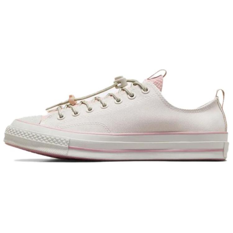 Converse Chuck 70 Versatile Low-Top Canvas Sneakers Unisex Sneakers White Pink A10081C