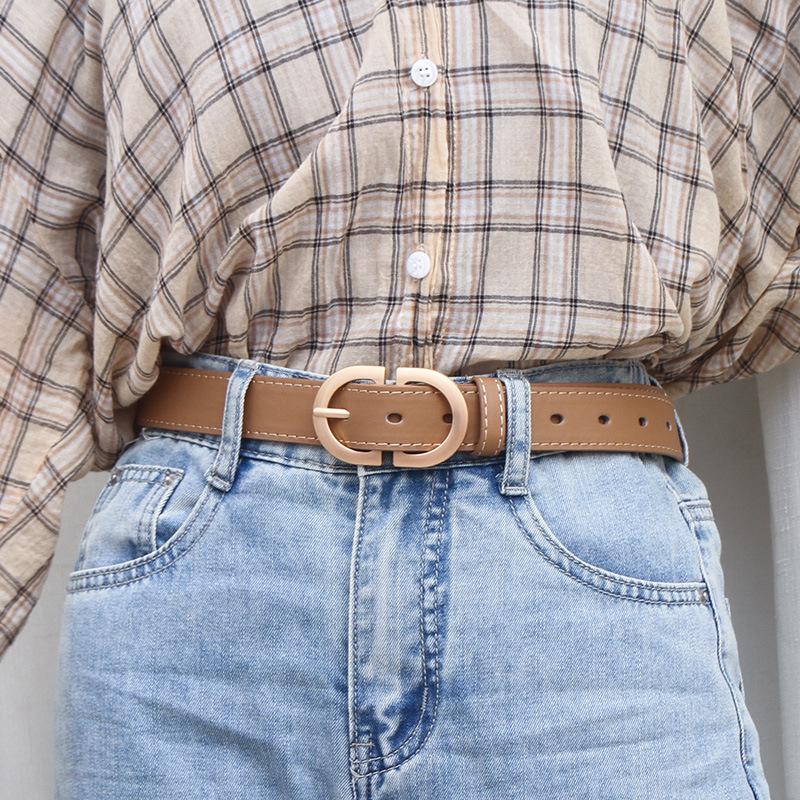 Korean Style Summer Women's Trendy Black Belt - Ideal with Suits, Coats, and Jeans