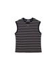 YUNE Wave Stripe Sleeveless_[Navy/Pink]