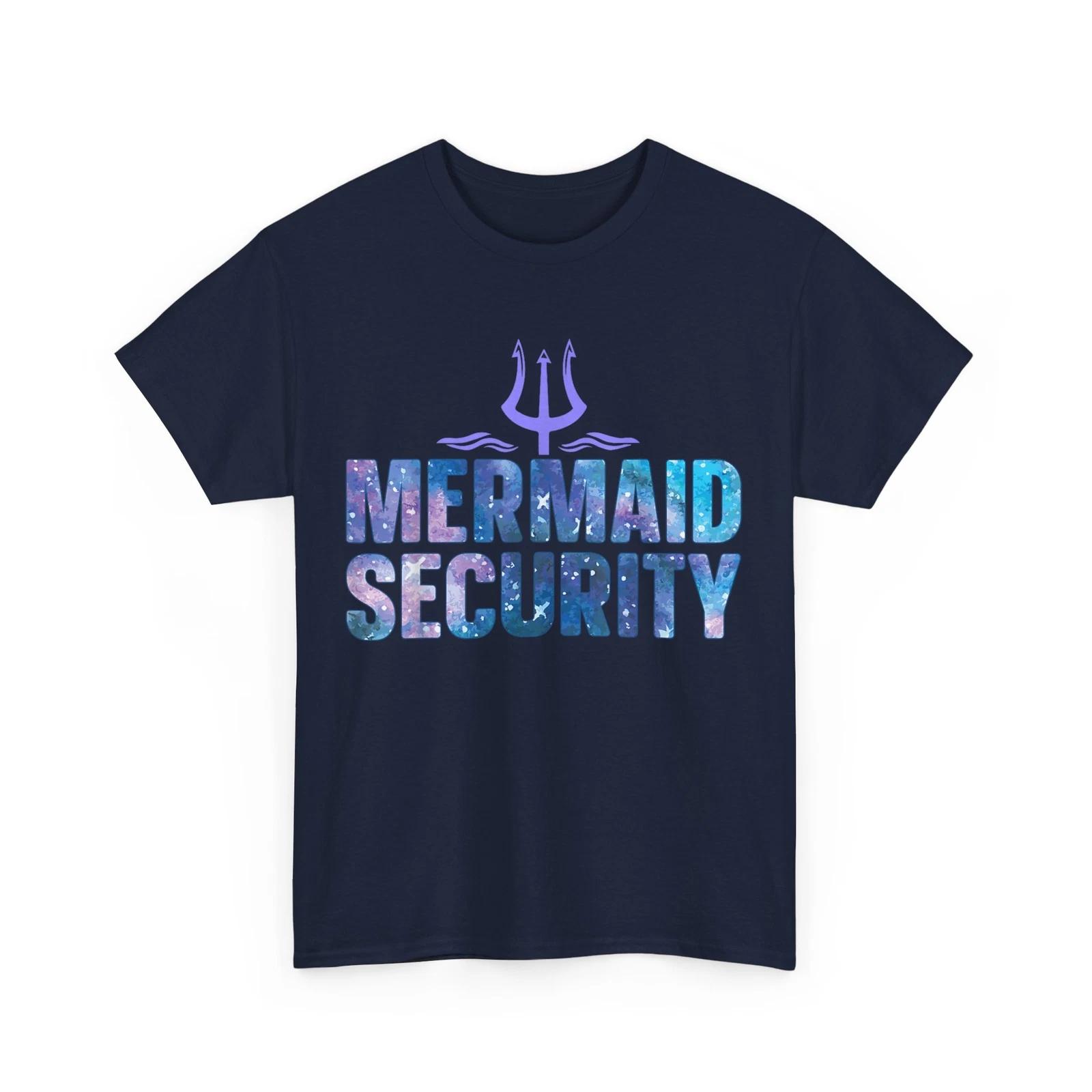 Mermaid Security Shirt, Mermaid Squad Mermaid Family Matching Funny Shirt M