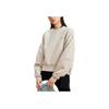 Anta Training Series Solid Color Round Neck Pullover Long Sleeve Sweatshirt Women Sweatshirt Light-Gray 962237745-1