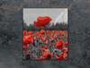 GLASS CUTTING BOARD 45x52 Flower