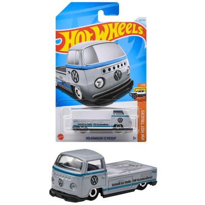 Základní autíčko Hot Wheels Volkswagen T2 Pickup autíčko pro děti od 3 let bílé HXR02