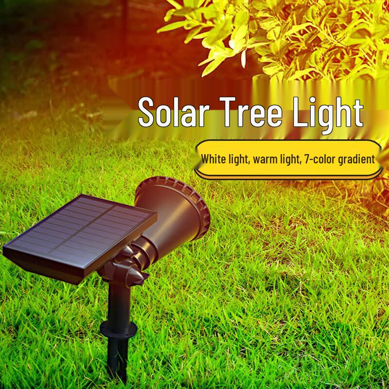 Solar Powered Outdoor LED Landscape Spotlight