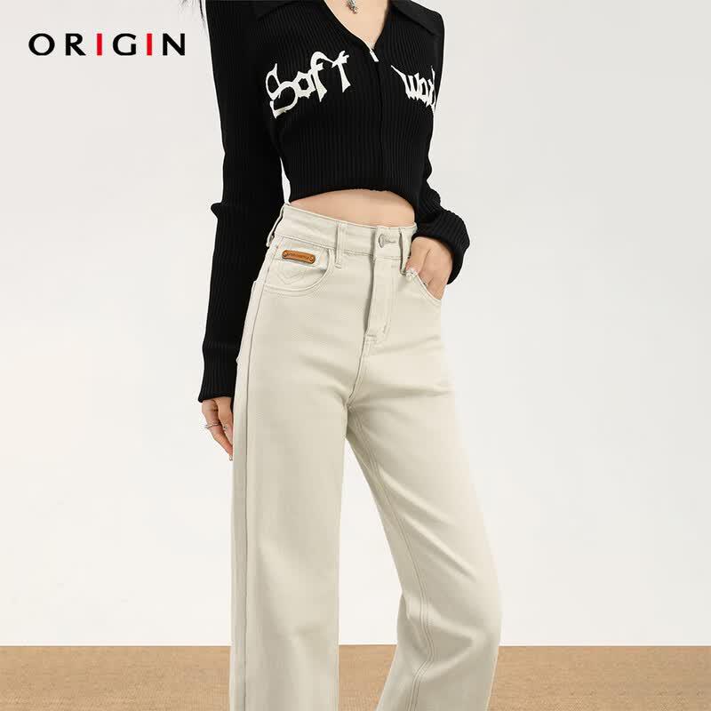 Джинсы ORIGIN женские прямые с высокой талией 2XL