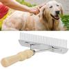 Pet Grooming Massage Comb Hair Removal Shedding Cleaning Wooden Handle Tool for Cats and Dogs