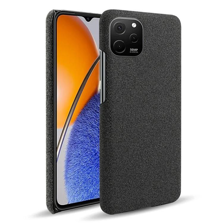 

Slim Case for Huawei nova Y61 4G Shockproof Cover Solid Color Hard PC Cloth Phone Case