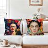 Lustiger Künstler F-Frida K-Ka H-Hlo Kissenbezug Büro Kissen Geeignet für Sofa Auto Schlafzimmer Dekorative Kissenhülle