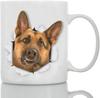 3D Pet Puppy Ceramic Coffee Mark Cup Dog Tea Cup 2024 New Gift Foreign Trade Pets