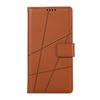 DF-06 For Realme 14 Pro 5G Phone Case Line Imprint Leather Wallet Cover