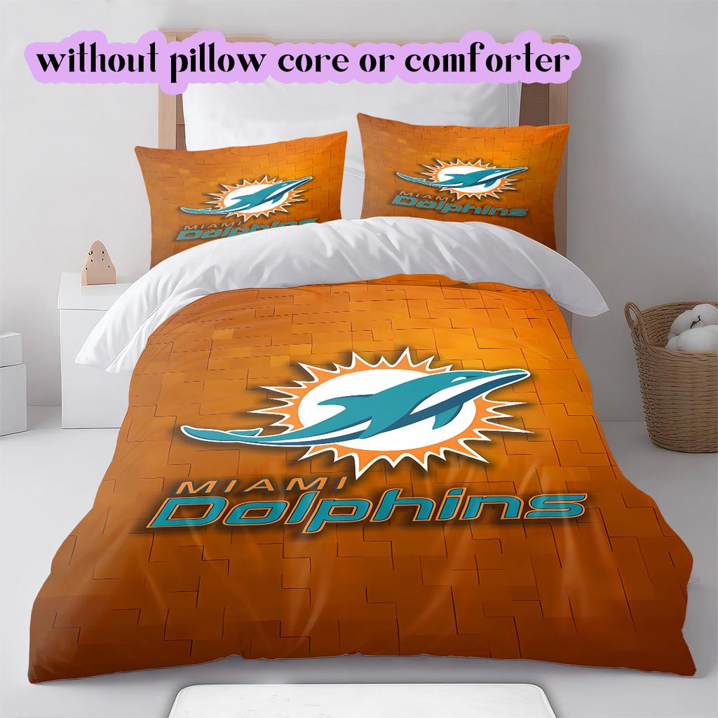 Jacksonville Jaguars Pattern Bedding Quilt Set Quilt Cover Pillowcase Home Decoration Birthday Gift (1 * duvet cover + 2 * pillowcase, without core)