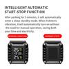 Colorful LCD Motorcycle TPMS 2 External Sensors Tyre Pressure Monitor System Waterproof with Tyre Temperature Alarm Time Display