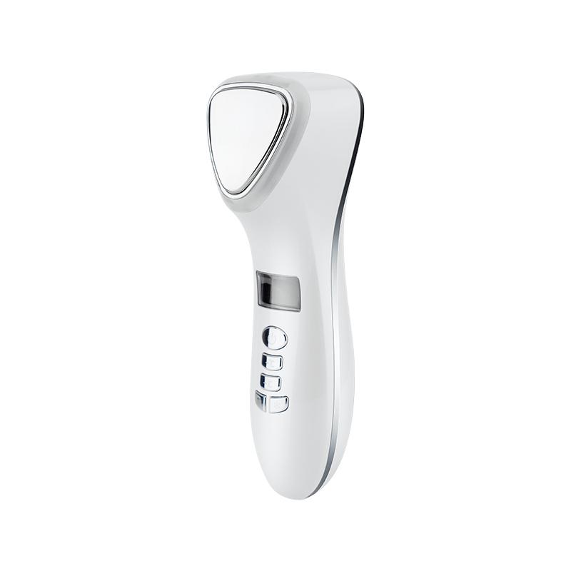 Kézi elektromos arcmasszírozó Photon Beauty Apppara Bőrápolás Meleg hideg tömörítés ránctalanító USB töltés hosszú készenléti 4 színben szürke