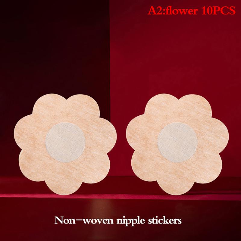 10 Pack Soft Nipple Cover Disposable Petal Flower Sexy Bra Lingerie Seamless