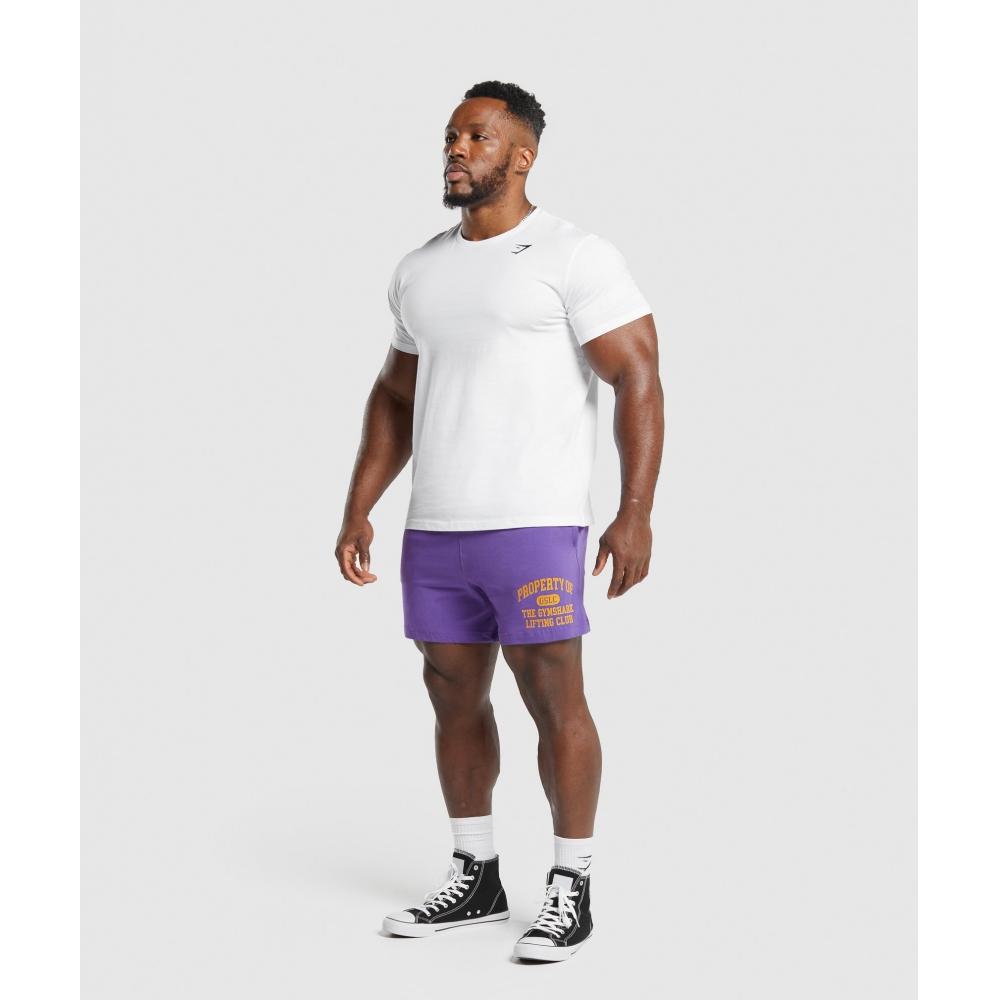 Gymshark Lightweight Jersey Shorts Stellar Purple A5a6j Pbvp
