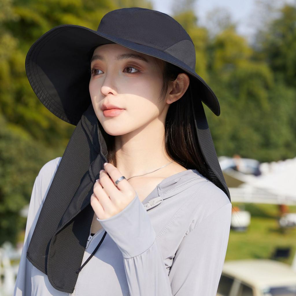 Women's Bucket Hat Summer Hats For Women Sun Protection Outdoor Fishing Hat Mask Neck Sunshade Anti UV Fisherman Cap Foldable