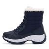 Scarpe invernali alte in cotone più scarpe da donna calde in velluto Stivali da neve da donna a tubo lungo 35-42