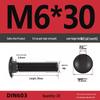 High-Strength Grade 8.8 Carriage Bolts: Round Head, Square Neck, M6-M16 Sizes for Shelf and Bridge Frames