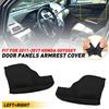 Leather Front Panel Door Armrest Cover Black For For 2011-2017 Honda Odyssey Fit