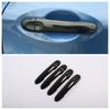 For Nissan Note E12 2013 2014 2015 2016 2017 2018  Glossy Black Door Handle Cover Bowl Frame Trims Sticker Car Accessories