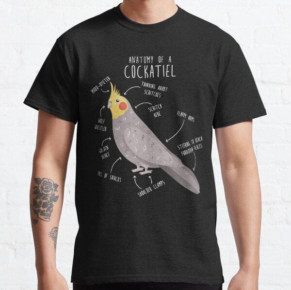 Men Women Cockatiel Touch Michelangelo Birb T Shirt Pure Cotton Clothing Funny Short Sleeve O Neck Tees Graphic Printed T-Shirt