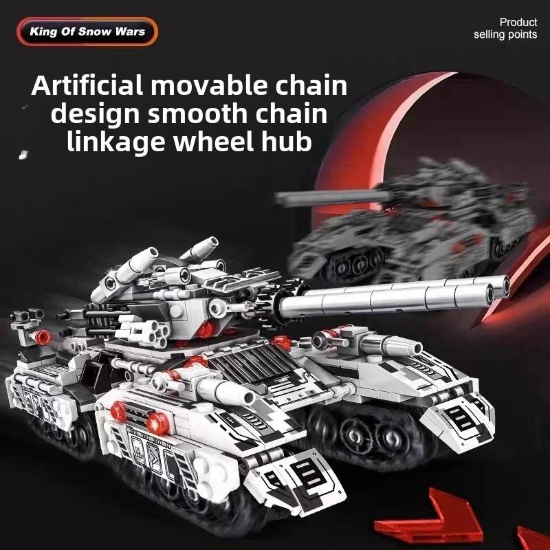 Tanc de mașină militară 8 în 1 Avion Camion Model Bloc de construcție Bricolaj Cărămidă Copii Jucărie de construcție Băiat Cadou Adult