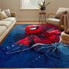 1 Stück Spider-Man Teppich, Schlafzimmer und Spielzimmer, Langlebig, Fleckenbeständig und Leicht zu Reinigen, Wohnzimmer