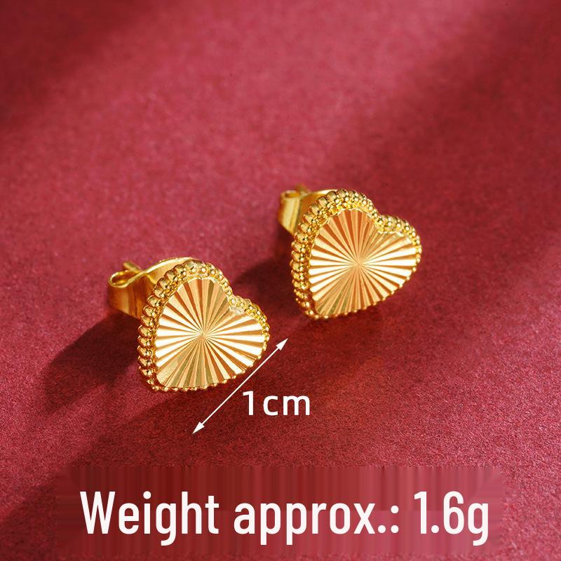 

Элегантный набор вьетнамских украшений «Бабочка», песочное золото: Долговечное ожерелье, кольцо, серьги, браслет