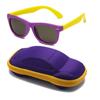 Baby Silicone Sunglasses With Glasses Box  Boys Girls Outdoor Goggles Sun Glasses Ac Lens Safety Glasses And Cases Gift For Kids