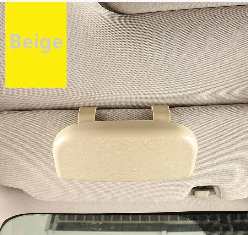 Magnetic Glasses Holder Clip Car Sun Visor Sunglasses Storage Case Organizer Eyeglasses Sunshade Auto Interior Accessory