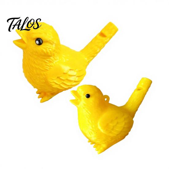 Kinder Badespielzeug Pfeife 2 Stück Vogel 3D-gedruckt mit Wasserkammer Realistisches Zwitschern Tragbar für Spielen im Freien Camping Party-Mitgebsel Lustiges Neuheitsgeschenk